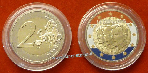 Lussemburgo 2 euro commemorativo 2011 color FDC