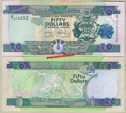 Solomon Islands P29b 50 Dollars (2010) unc
