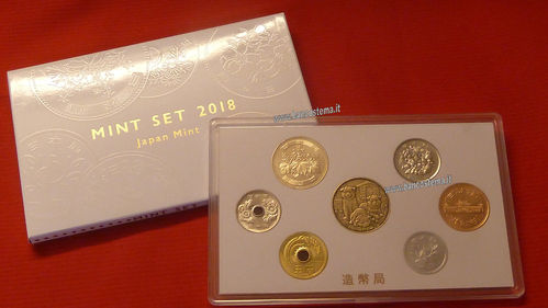 Japan coins mint set 2018 unc