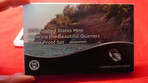 Usa States mint America the Beautiful Quarters silver Proof 2018 set