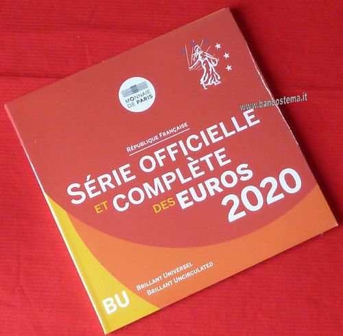 Francia serie zecca 8 valori 2020 BU