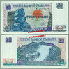 Zimbabwe P7 20 Dollars 1997 unc