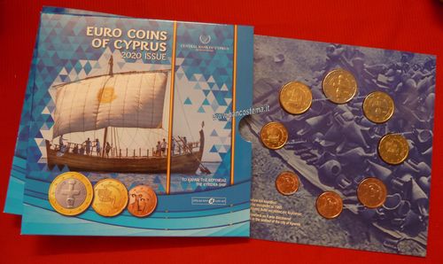 Cipro serie zecca 8 valori 2020 FDC