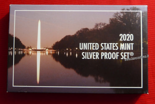 Usa States mint silver Proof 2020 set