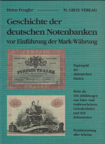 Geschichte der deutschen Notenbanken - storia delle banche tedesche - Germania