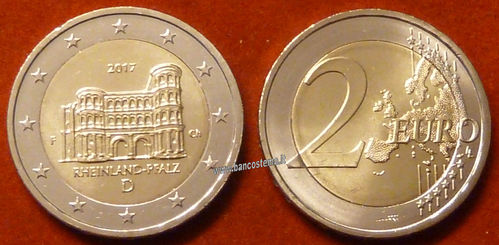 Germania 2 euro commemorativi Porta Nigra a Treviri (  Renania-Palatinato)2017 5 zecche FDC
