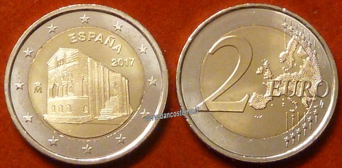 Spagna 2 euro commemorativo 2017 FDC