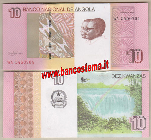 Angola 10 Kwanzas 2012 (2017) unc