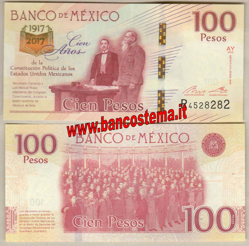 Mexico 100 Pesos 25.01.2016 (2017) unc