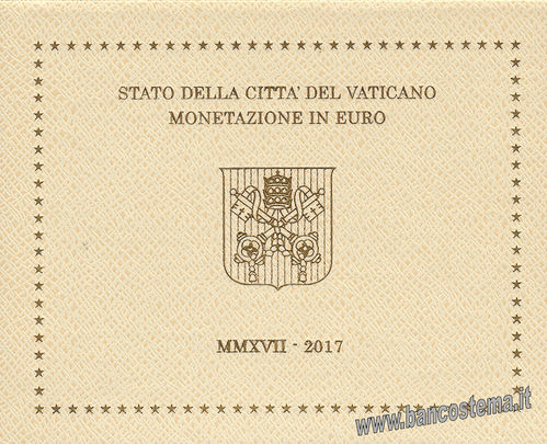 Vaticano serie zecca 2017 fdc