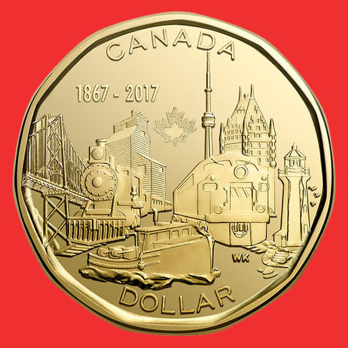 Canada 1 Dollars 2017  commemorativa
