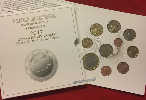 Slovenia serie zecca 2017 fdc