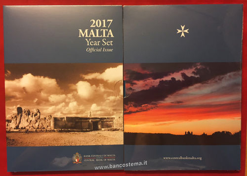 Malta serie zecca 2017 fdc