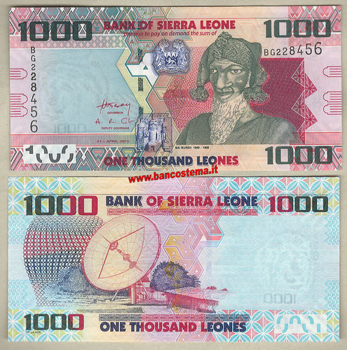 Sierra Leone P30 1.000 Leones 27.04.2010 unc