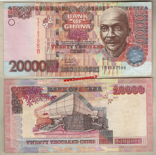 Ghana P36b 20.000 Cedis 04.08.2003 GVF