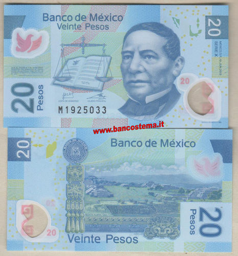 Mexico 20 Pesos 10.06.2013 unc polymer