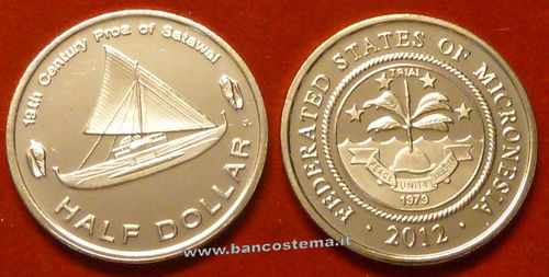 Micronesia 0,5 Dollar 2012 unc