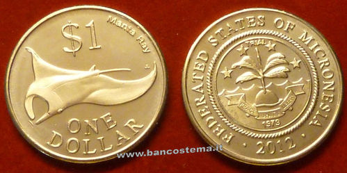 Micronesia 1 Dollar 2012 unc