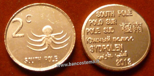 Polo sud 2 cents 2013 unc