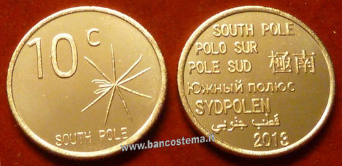 Polo sud 10 cents 2013 unc
