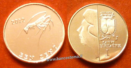 Saint Eustatius 1 cent  2012 unc