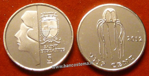 Saint Eustatius 5 cents 2012 unc