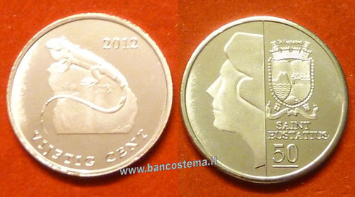Saint Eustatius 50 cents 2012 unc