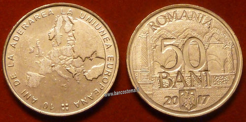 Romania 50 Bani commemorativa 2017 unc