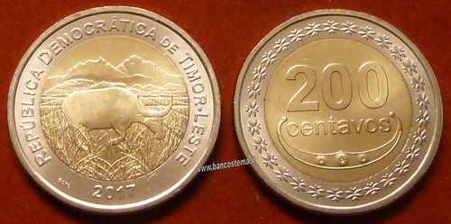 Timor-Leste 200 Centavos 2017 unc
