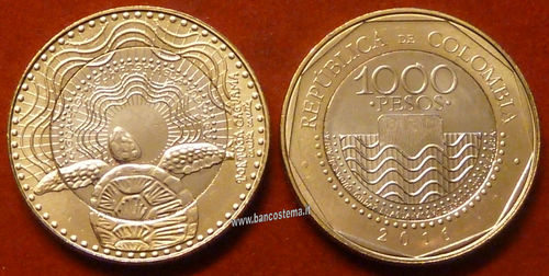 Colombia Km299 1.000 Pesos 2016 (2017) unc