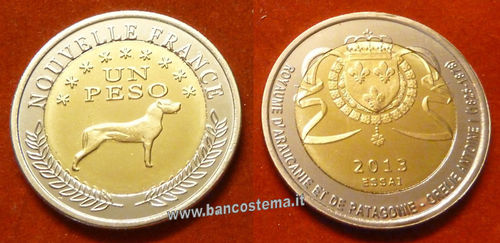 Araucania e Patagonia 1 Peso 2013 unc