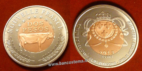 Araucania e Patagonia 2 Pesos 2013 unc