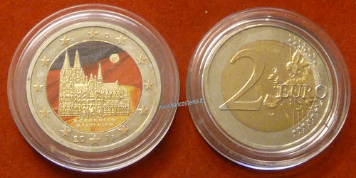 Germania 2 euro commemorativo 2011 FDC COLOR