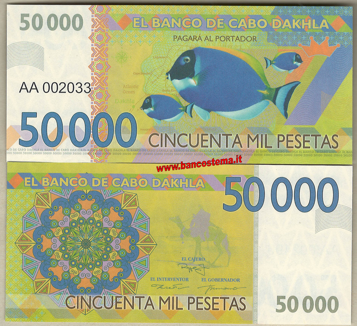 Details about   LOT 5 SETS Cabo Dakhla set 6 banknotes 2015 UNC private issue 