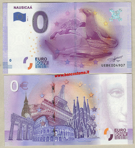 Euro 0 turistique NAUSICAA (France) 2016-1 unc