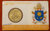 Vaticano coin card 50 cent + stamp  nr.6 2015