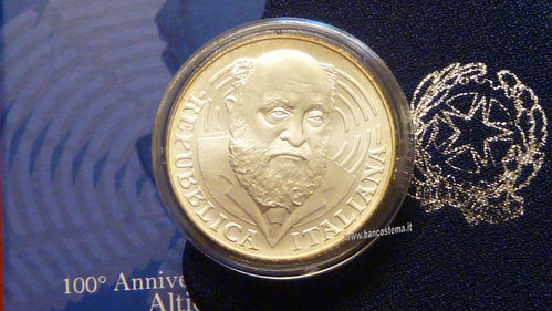 Italia 5 euro argento commemorativa "Altiero Spinelli" 2007