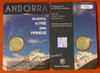 Andorra 2 euro commemorativo 2017 paese dei pirenei in folder