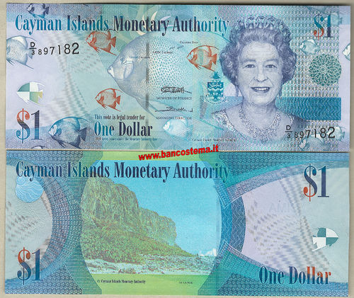 Cayman Islands P38c 1 dollar (2017) D/3 unc