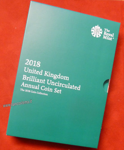 United Kingdom annual coin set 2018 bu