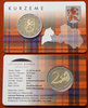 Lettonia 2 euro commemorativo "Kurzeme" 2017 bu coincard