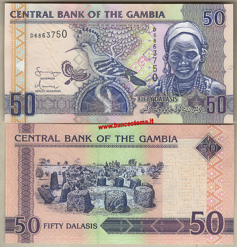 Gambia P28a 50 Dalasis (2006) unc