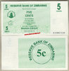 Zimbabwe P34 5 cents 01.08.2006 unc