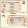Zimbabwe P40 20 Dollars 01.08.2006 unc