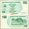 Zimbabwe P42 100 Dollars 01.08.2006 unc