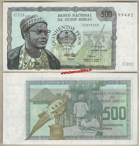 Guinea_Bissau P3 500 Pesos 24.09.1975 ef