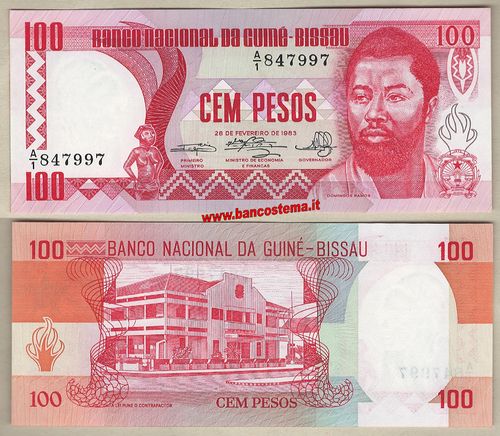 Guinea_Bissau P6 100 Pesos 28.02.1983 unc