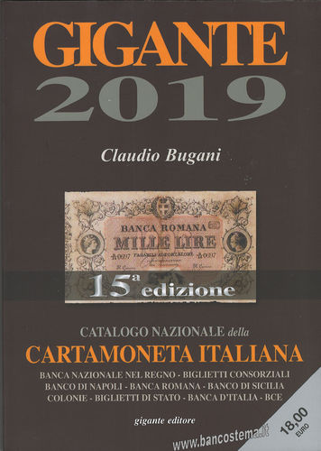 Catalogo Cartamoneta Italiana Gigante 2019