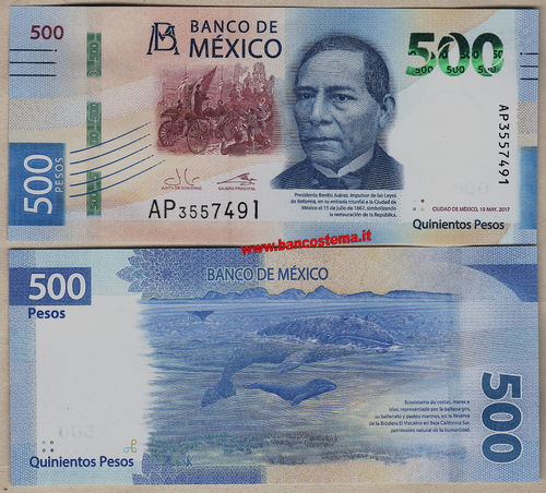 Mexico 500 Pesos 19.05.2017 (2018) unc