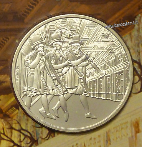 Austria 10 euro commemorativo 2002 Castello di Ambras argento unc folder